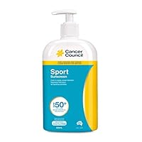 Cancer Council Sport SPF 50+ Sunscreen Pump Bottle, 500 ml