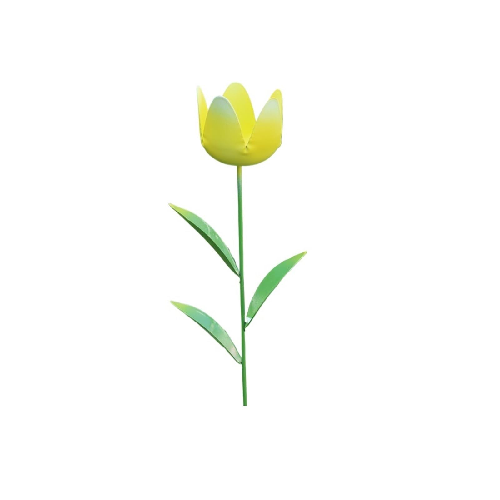 WJLYDM 3Pcs Garden Decor For Outside,Metal Tulip Decorative Stakes,3D Flower Yard Art For Outdoor Lawn Patio Pathway