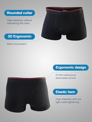 Men's No Fly Trunks, Soft and Breathable Cotton Underwear with ComfortFlex Waistband, 5-Pack2