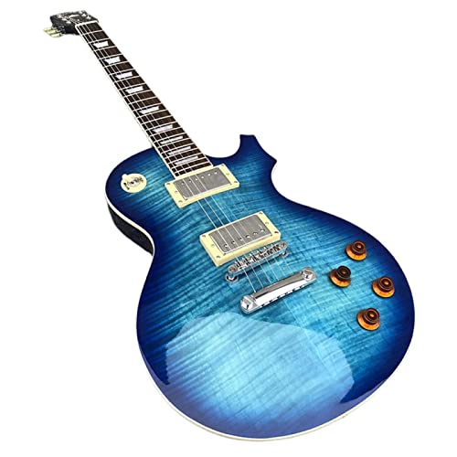skjos 6 Cordes De Guitare Électrique Carrosserie en Acajou avec Érable Top Bleu Peinture Bleu Classique Guitare (Color… - Les Beatles, Paul McCartney, John Lennon, RIngo Starr, George Harrison skjos 6 Cordes De Guitare Électrique Carrosserie en Acajou avec Érable Top Bleu Peinture Bleu Classique Guitare (Color…