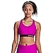 Under Armour Women's Armour Mid Keyhole Sports Bra , Meteor Pink (660)/ Planet Pink , X-Small
