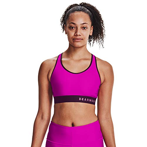 Image of Under Armour Women's Armour Mid Heathered Sports Bra