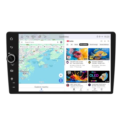 JOYING Double Din Radio 9 Inch Car Stereo with Apple Carplay & Android auto, Android 13 Head Unit 8GB+128GB with Mirror Link, AM/FM, Bluetooth, SWC, GPS(JY-UTD07N8)