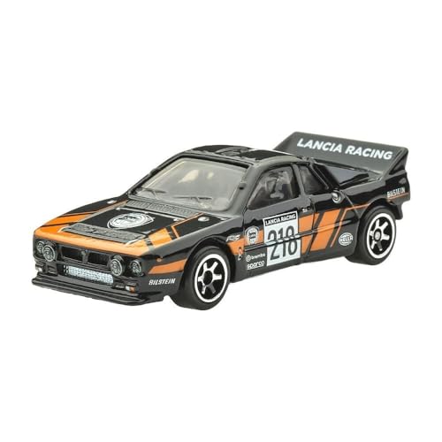 Hot Wheels Silver Series Rally Racers Lancia Rally Negro 1:64 miniatura 2