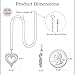 Jewelili Sterling Silver Heart Pendant Necklace for Women | 1/4 CTTW Natural White Round & Baguette Diamonds | 18