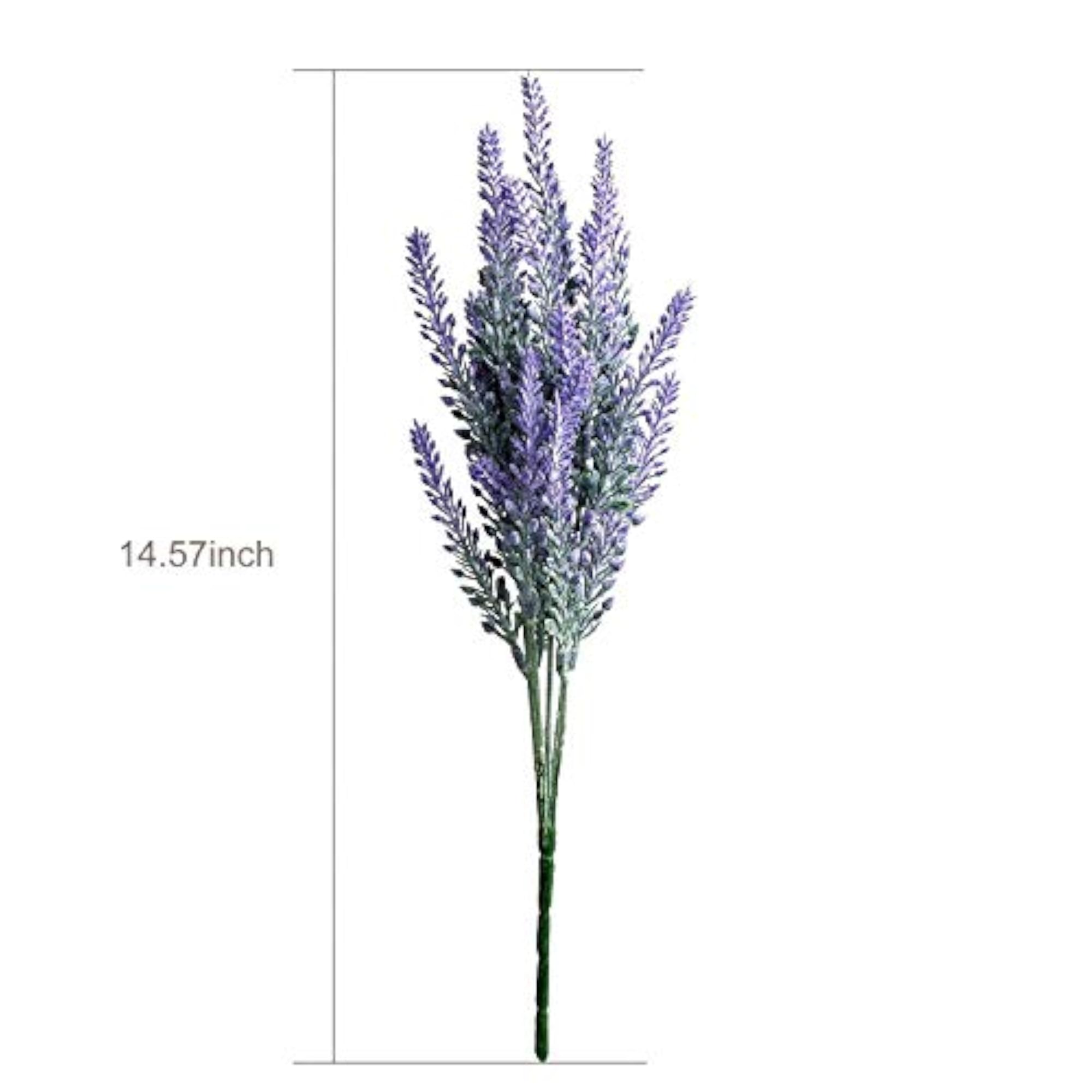 Artificial Lavender Flowers Bouquet in Purple
