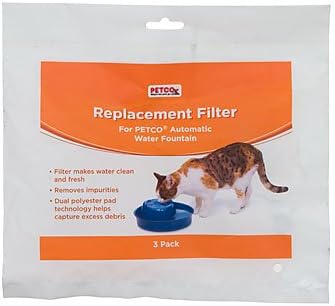 PETCO Automatic Cat Water Fountain Charcoal Replacement Filters