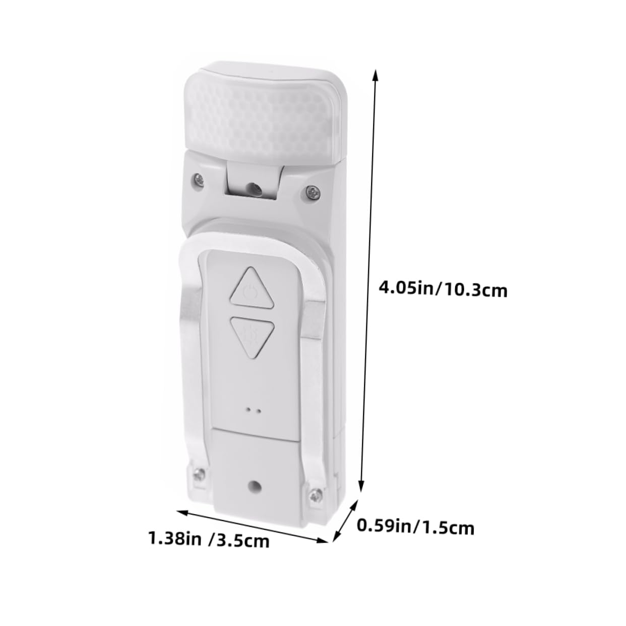 KALLORY 1set Rechargeable Book Reading Lamp Double Clips Color Temperature Brightness USB Powered Portable Reading Light for Bed Dorm and Travel Use