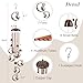 Fairy Wind Chimes for Outside, Metal Wind Chimes Outdoor with 4 Aluminum Tubes Metal Windchimes with S Hook Memorial Windchimes Hanging Garden Decor for Home, Patio, Birthday Gifts Memorial Gift