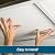 Genesis 2ft x 2ft White Icon Relief Ceiling Tiles - Easy Drop-in Installation – Waterproof, Washable and Fire-Rated - High-Grade PVC to Prevent Breakage - Package of 12 Tiles