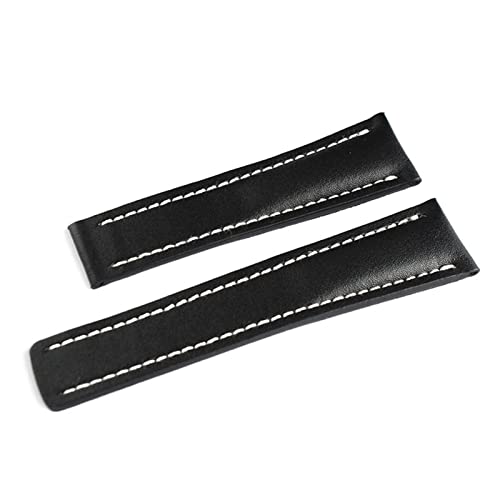 FYXT 20mm 22mm 24mm���̊��炩�Ȗ{�v�X�g���b�v�r���v�т̓W�J���ߋ��ƌ݊����̂���Navitimer(Black without buckle,20mm)