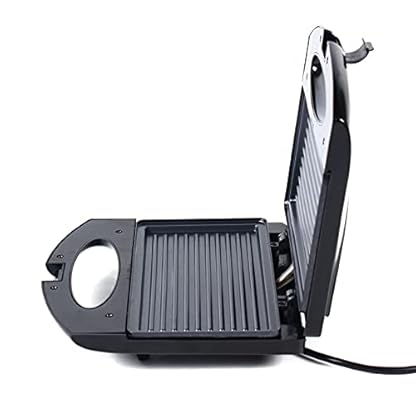850W Doppelseitige Grillplatten, Kontaktgrill Antihaftbeschichtung Toasts Multifunktional Sandwich Maker Waffeleisen bei Konstanter Temperatur für z.B. Panini, Steaks 22 * 20cm – Bild 6