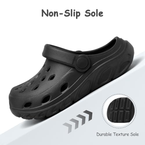 Image of AOVOG Kid Girls Boys Clogs Toddler Garden Shoes Slip On Shower Slide Sandals Beach Water Shoes