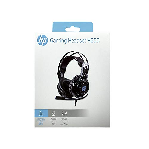 HEADSET GAMER HP, CHUMBRO COM ILUMINAÇÃO STEREO 1 P2+USB - H200 8AA03AA#ABM