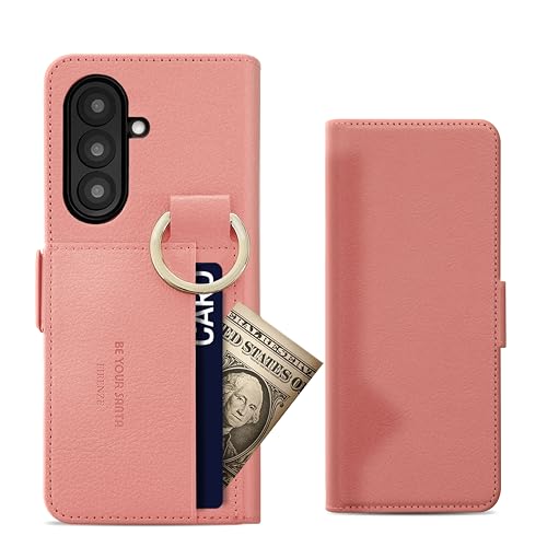 Étui de protection Galaxy Z Fold 7 BeYourSanta en cuir et anneau support