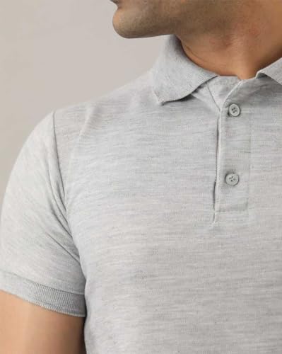 Image of INKKR Men's Polo Neck Half Sleeve Solid T-Shirts
