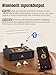 CD Player with Built-in Speakers Bluetooth Retro Portable CD Players for Home Music Player with Remote Control Headphone Jack Walnut Brown