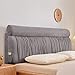 Generic Kopfteil-Kissen, Rückenlehne, Keilkissen Rechteckiges Lesekissen Gepolstertes Wandkissen Für Tagesbett, Etagenbett, Bank Mit Abnehmbarem Bezug,B,with headboard 78.7"/200cm
