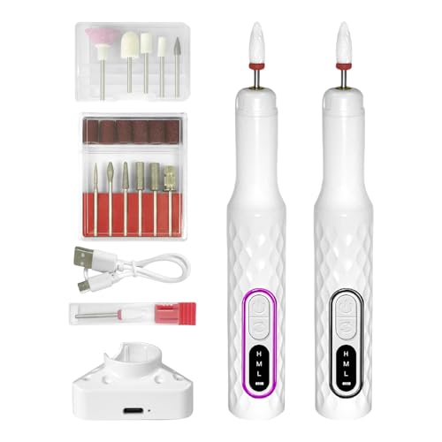 Machine à percer à ongles électrique - Fichier à ongles électrique | 15 000 tours/Min Set Pour Acrylique Et Castrne | Outil De Manucure Réglable à 3 vitesses Pour Modéliser, Polisser, Broyer | A C