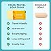 FOMIN - Antibacterial Paper Soap Sheets for Hand Washing - (300 Sheets) Jasmine Portable Travel Soap Sheets, Dissolvable Camping Mini Soap, Portable Hand Soap sheet