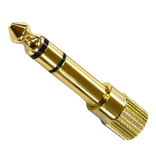 Amazon | フジパーツ 3.5mm ステレオミニジャック(メス) - 6.3mm