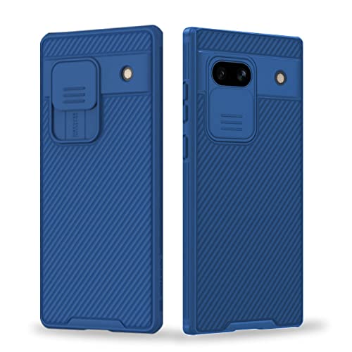【YXH】 Google Pixel 7A ケース カメラレンズ保護 耐衝撃 米軍規格 Pixel 7A ケース 極薄 軽量 指紋防止 滑り止め 青い