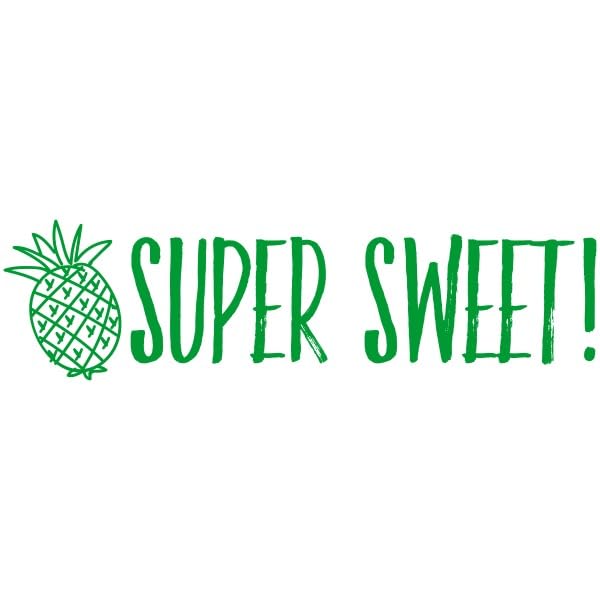 Custom Self-Inking Teacher Stamps | 49 Designs | Fun Phrases | Grading Made Easy | Classroom and Library Book Stamps (Super Sweet, Xtra Large)