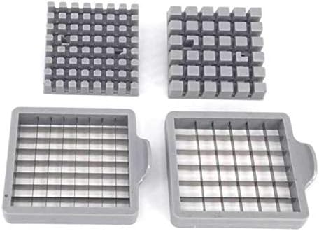 Stainless Steel French Fries Cutter, Vegetables Potatoes Chips Cutter Slicer, Potato Chipper with 2 Blades of Different Sizes,Potato Chipper Chip Cutter for Home and Commercial Use
