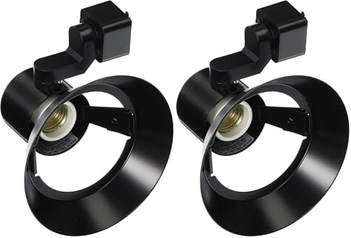 Juno Lighting Group R532BL Trac-Lites Flared Gimbal Line Voltage PAR30 Lamp Holder, Black (Pack of 2) image 3