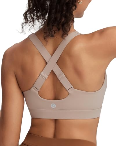 Image of RUNNING GIRL High Impact Sports Bras for Women, Adjustable Straps Bra High Support Workout Bra with Sewn in Pads