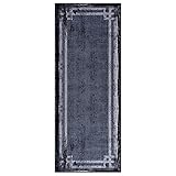 Alta calidad: las alfombras de cocina supermodernas tienen una muy alta calidad de color y se suministran como en las imágenes. Las alfombras con una altura total de 5 mm son un punto de atracción y dan a tu salón un toque especial.