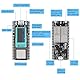 Wireless Tracker mit LoRa ESP32 Display,QIQIAZI ESP32 SX1276 Wireless Tracker 868MHz - 915 MH Bluetooth 4.2 + WiFi LoRaWAN Unterstützt LoRa/Gnss/GPS mit Typ-C Anschluss,für Arduino IDE
