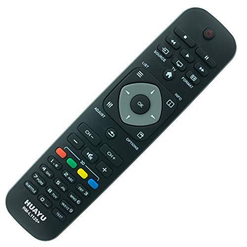 Mando a distancia apto para Philips 24PFL2908H/12 | 26PFL2908H/12 | 32PFL3008H/12 Control remoto u0096 Control de distancia u0096 Control de carga u0096 télécommande, Kumanda, Plug & Play