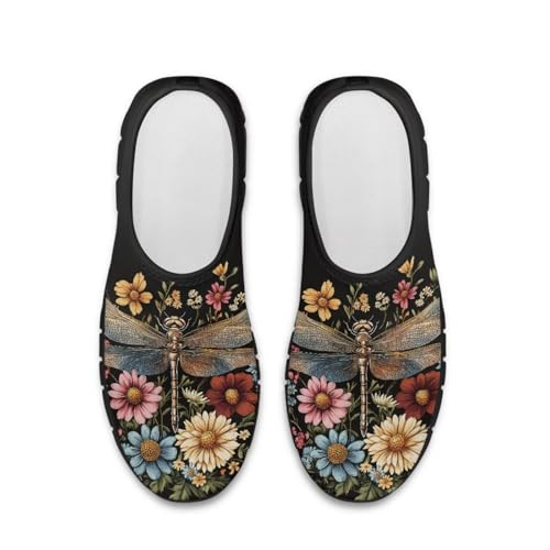 JoyLamoria House Artistic Animal Print Shoes for Women Wide Soft with Arch Support Stylish Sneaker Holiday