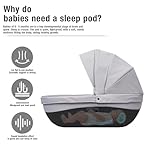 Nine point nine Kinderwagen 3 in 1, Kinderwagen Set mit Umkehrbarem Doppelschiebemodus, Kombikinderwagen 3 in 1 mit Großer Bequemer Babywanne, Kinderwagen Rahmen Aluminiumlegierung (H2 Caramel)