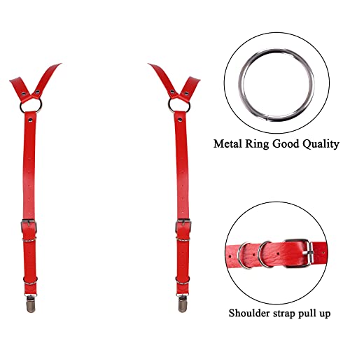 Men's Leather Body Harness Punk Chest Belt Adjustable Gothic Carnival Halloween Party Dance Costume Men's straps3