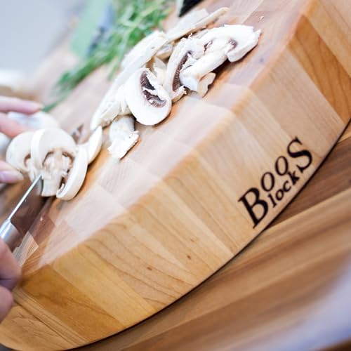 Hackblock John Boos Block CCB183 R Rund aus hochwertigem Ahorn