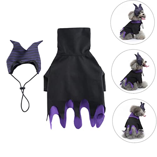 Disfraz Halloween Bruja para Perros M miniatura 6