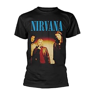 Nirvana Dim Light Homme T-Shirt Manches Courtes Noir Regular/Coupe Standard - Les Beatles, Paul McCartney, John Lennon, RIngo Starr, George Harrison
