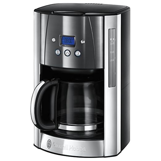 Russell Hobbs 23241 Grå Luna-filter Kaffebryggare, 1 000 W, 1,8 liter