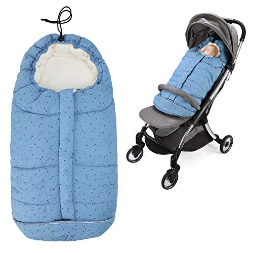 Fascol Saco Silla Paseo Univesal, Sacos Carrito Bebe de Polar Coral, Impermeable...