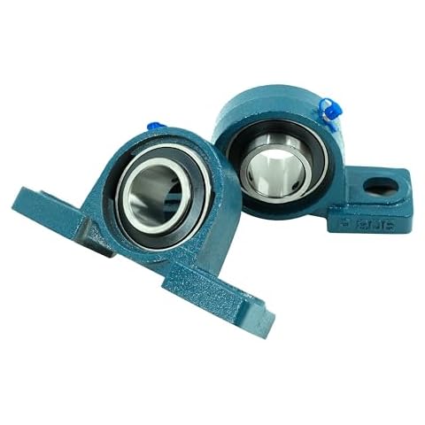 CHR Pillow Block Bearings | UCP205-16 | 2 Pack | Mounted Pillow Block Bearings - Chrome Steel with 1" Bore | ISO 9001-2015 Certified Cover