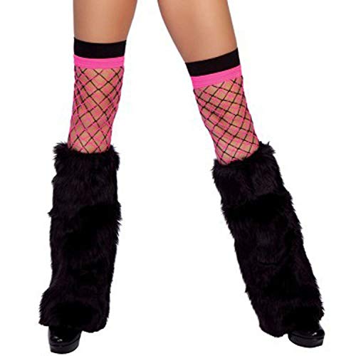 Zooma Damen Kunstpelz Beinwärmer, Stiefel Stulpen Manschetten Cover Topper Sexy Warm Kostüm Beinlinge, Warm und Bequem Beinstulpen Cover