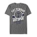 Tottenham Hotspur Football Club Men's Logo Athletic Print Charcoal Heather T-Shirt, Charcoal Heather, XL