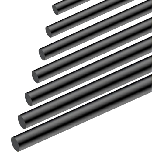 High-Strength Solid Carbon Fiber Rods, Diameter 3MM-30MM, Length 1 Meter (#1m,8mm)