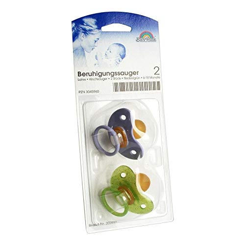 SAUGER Kirsche Latex Gr.2 6-18 Mon.flied./grün 2 St