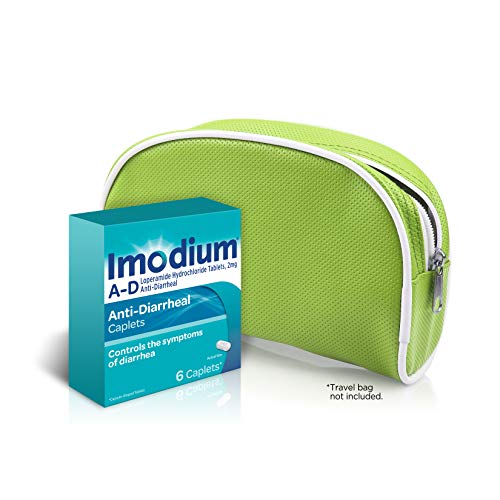 Imodium A-D Diarrhea Relief Caplets, Loperamide Hcl Anti-Diarrheal Medicine, 6 Ct. #TOP5