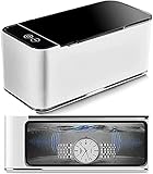 WXking Máquina de Limpieza ultrasónica doméstica portátil, 4 Engranaje Ajustable con Pantalla LED y Panel táctil, para Joyas, anteojos, Collares WXking Máquina de Limpieza ultrasónica doméstica portátil, 4 Engranaje Ajustable con Pantalla LED y Panel táctil, para Joyas, anteojos, Collares