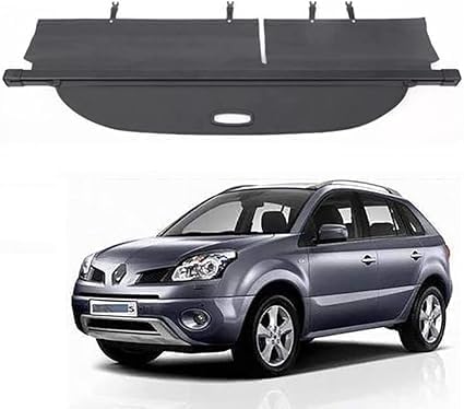 liufangfc Retractable Cargo Cover for Renault Koleos Ⅰ 2008 2016, Waterproof Boot Privacy Parcel Shelf - Easy No-Drill Install
