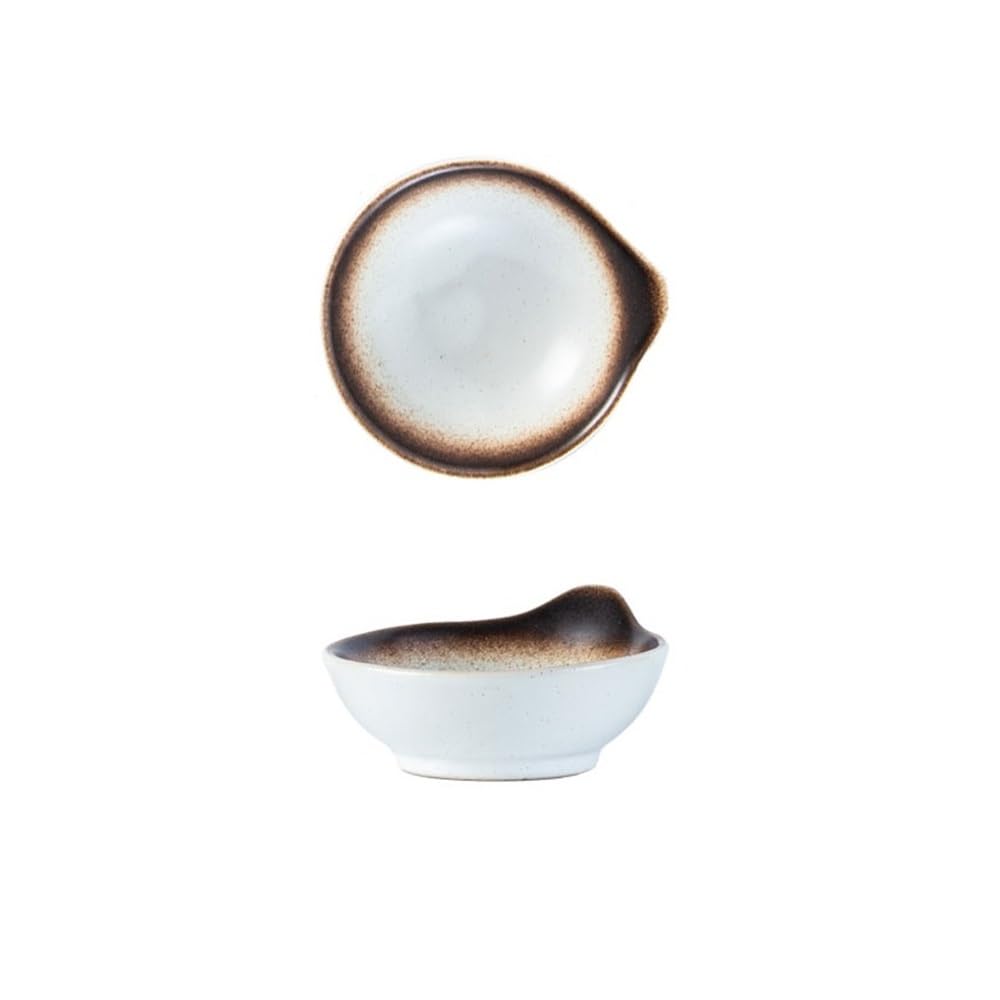 Cenz-888 Snack Dish Restaurant Dip Dish Seasoning Soy Sauce Vinegar Ceramic Sushi Snack Bowl